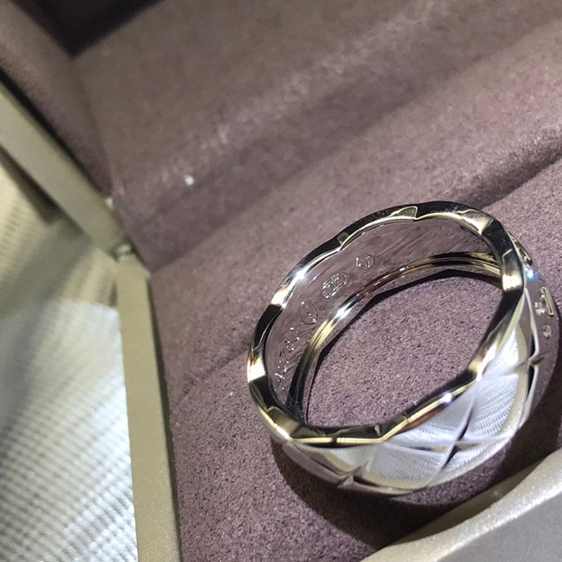 18K White Gold Chanel Coco Crush Diamonds Ring