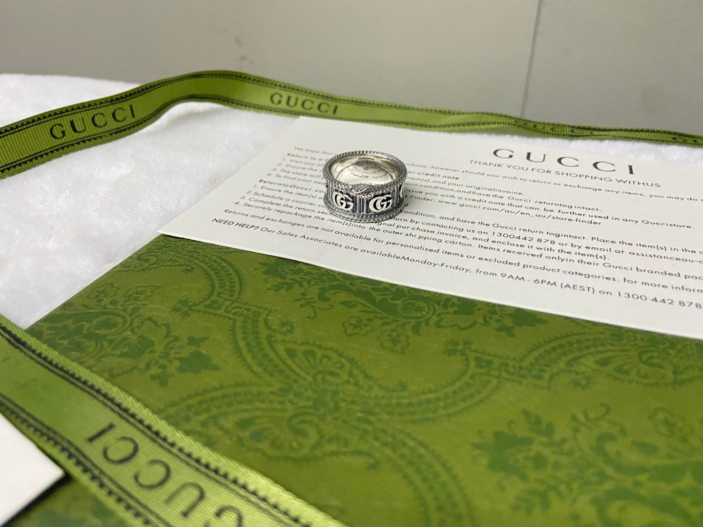 Double Gucci Snake Ring