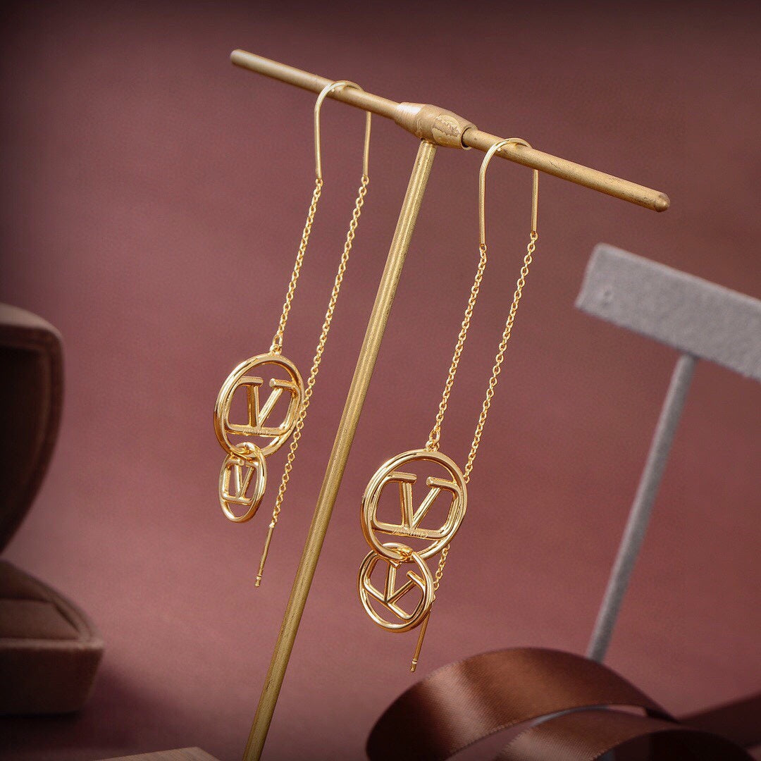 18K Valentino Long Earrings