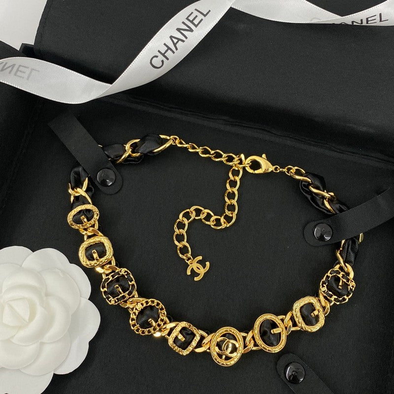 18K Chanel 2024 Leather Necklace