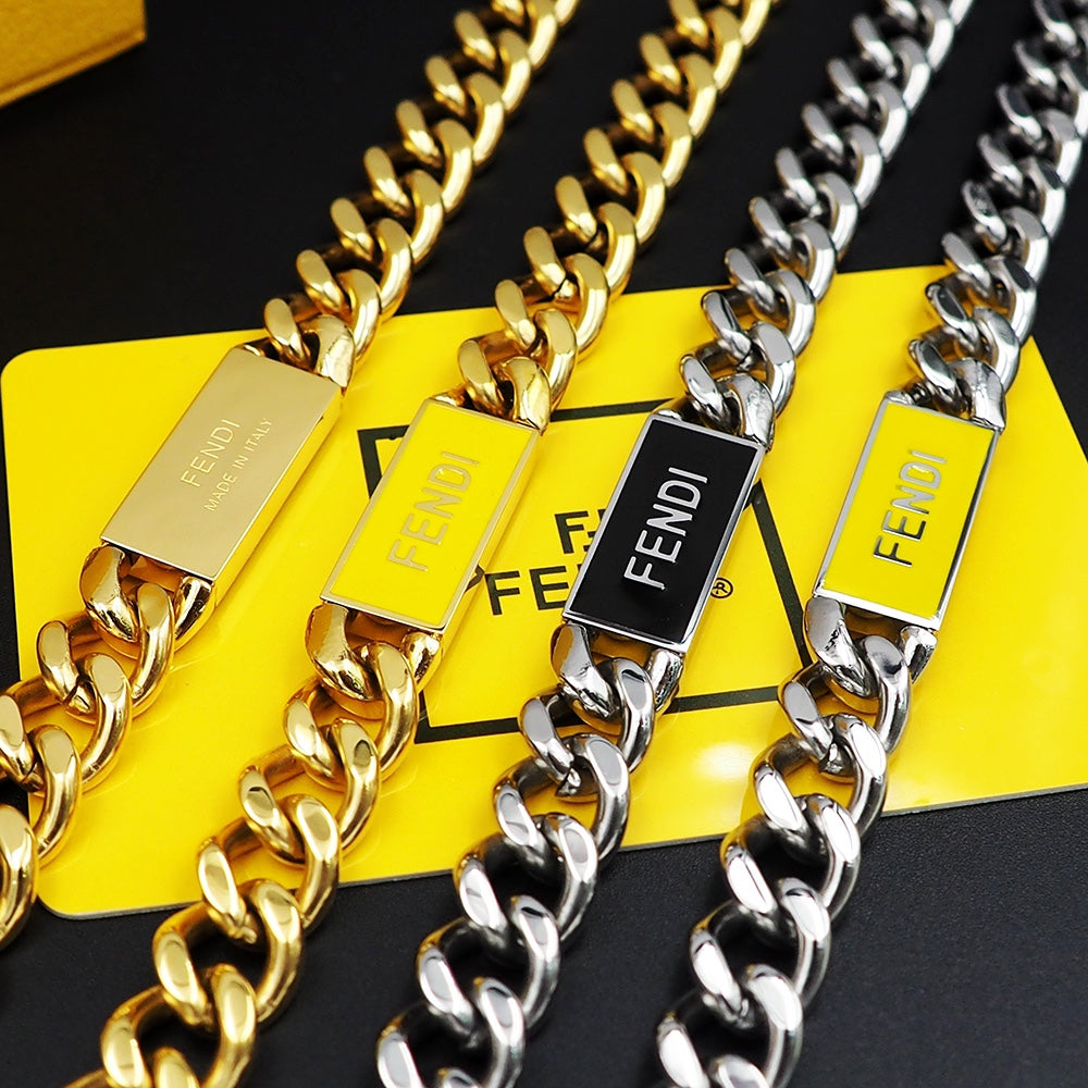 18K Fendi Chain Bracelet