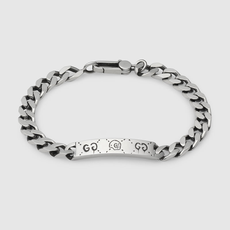 Double Gucci Ghost Chain Bracelet