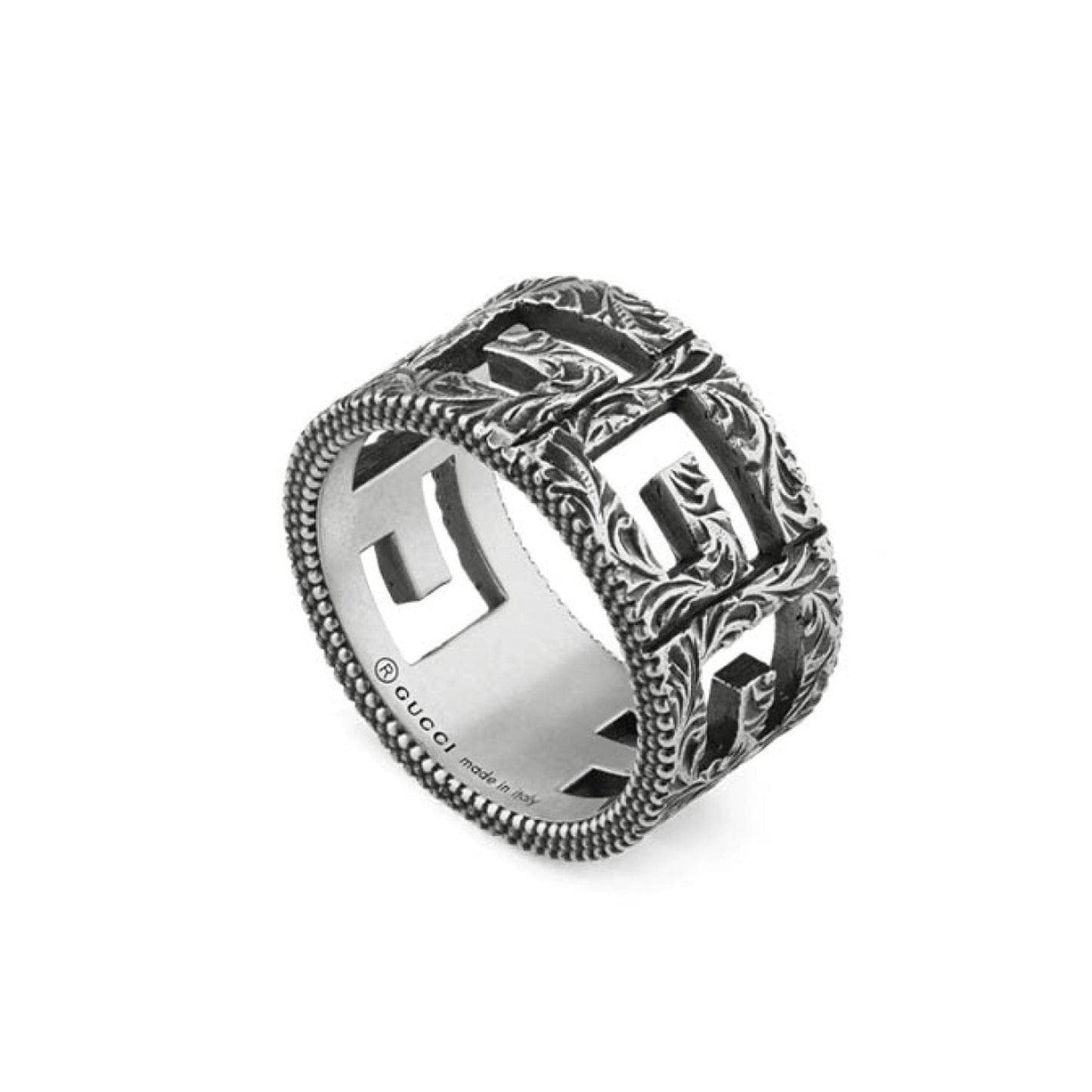 Double Gucci Square Gucci 10mm Ring