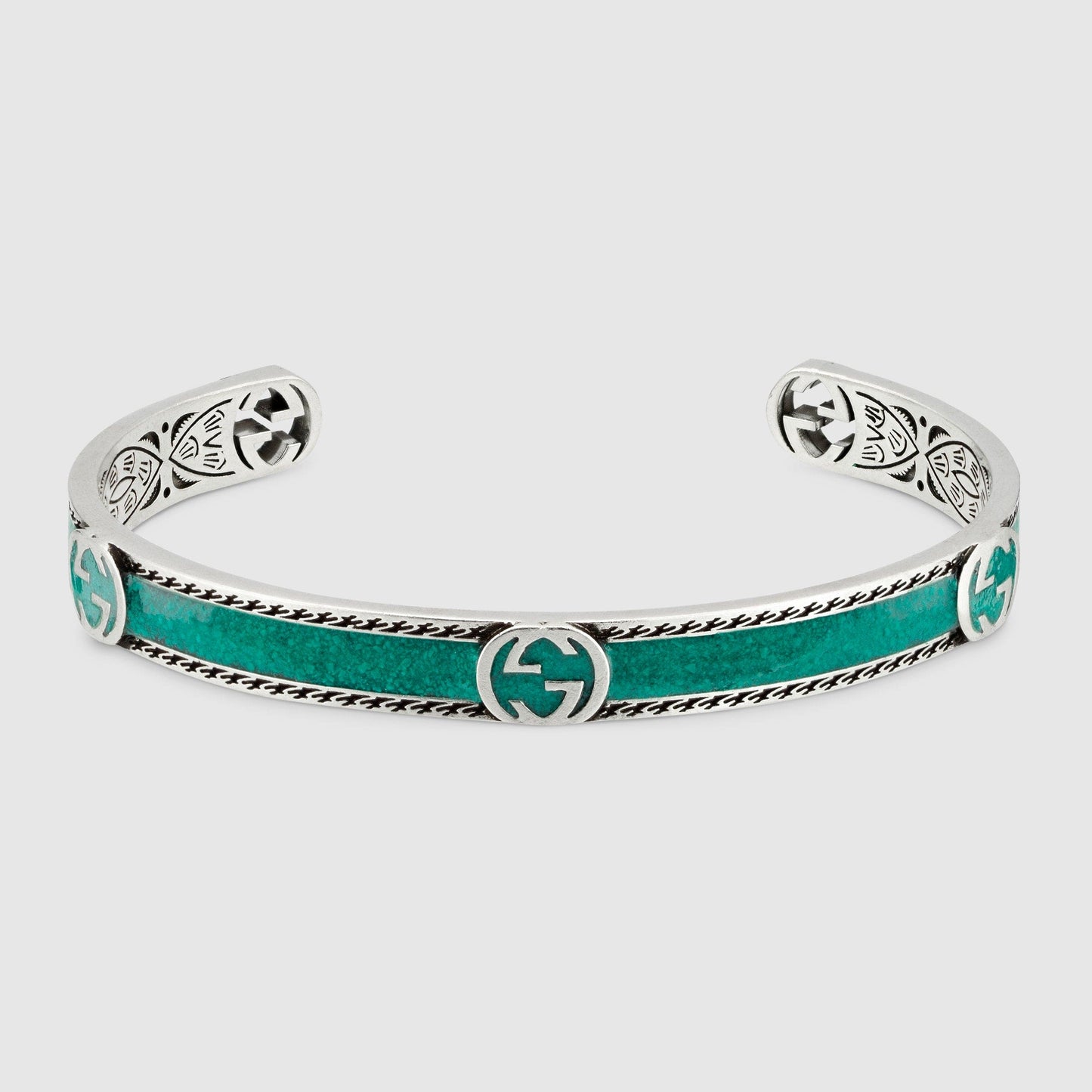 Double Gucci Interlocking Gucci Bangle Bracelet