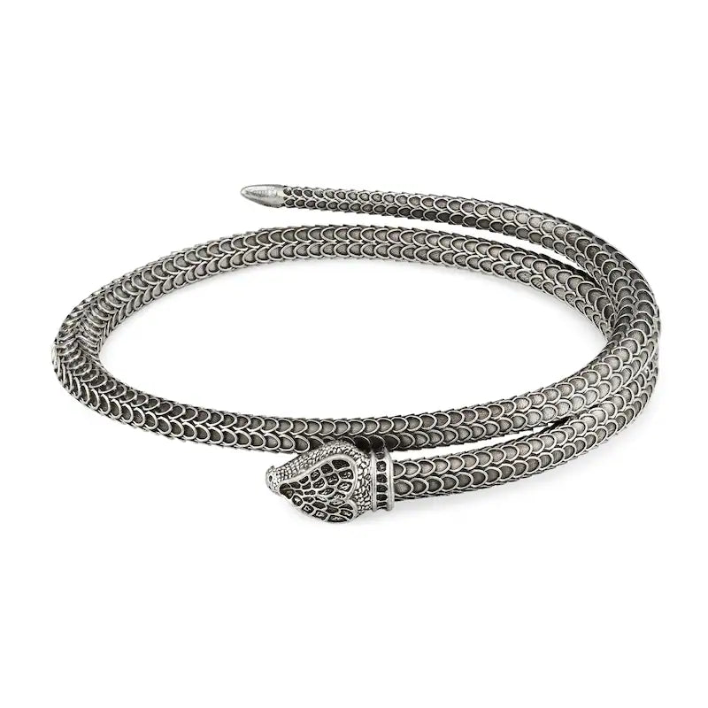 Double Gucci Ggard Snake Bracelet