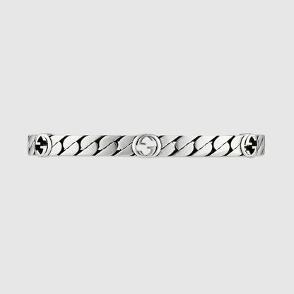 Double Gucci Interlocking Gucci Cuff Bracelet