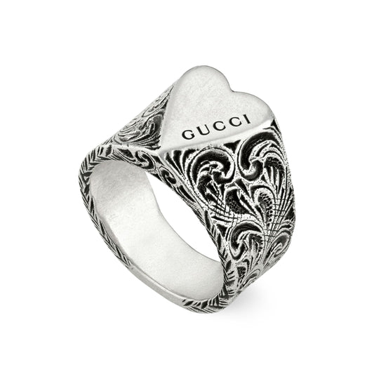 Double Gucci Heart Ring