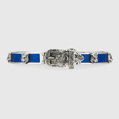 Double Gucci Garden Blue Bracelet