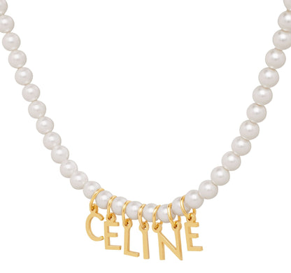 18K Celine Paris Pearl Necklace