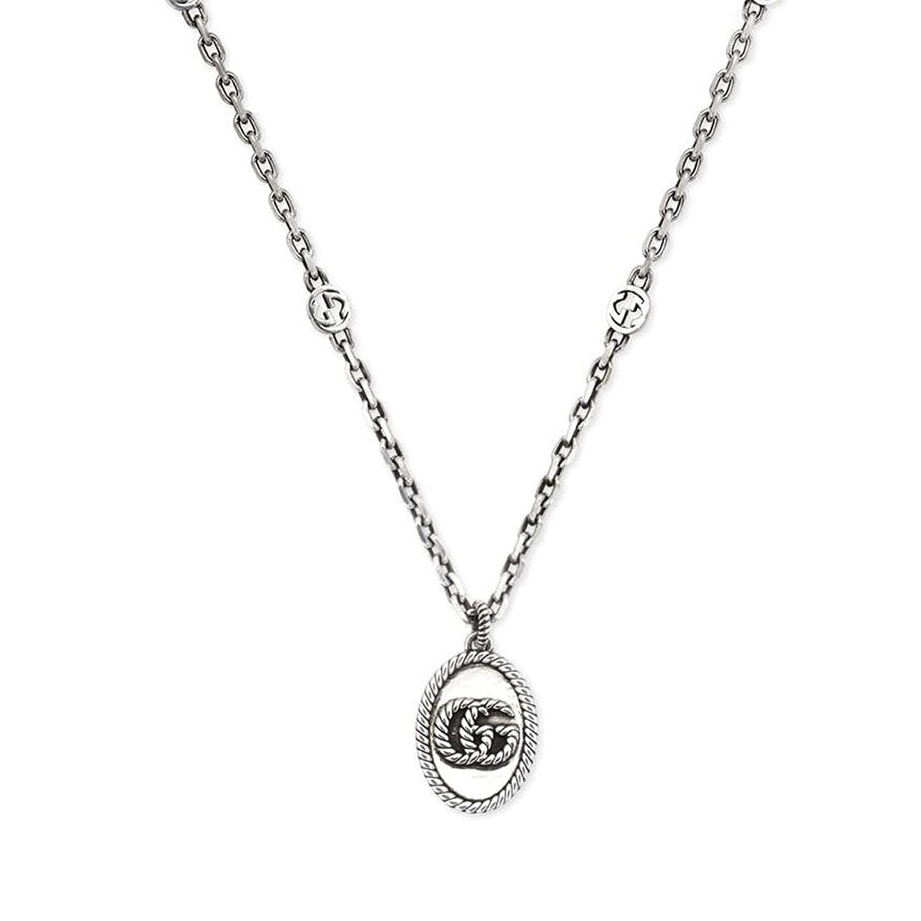 Double Gucci Pendant Necklace