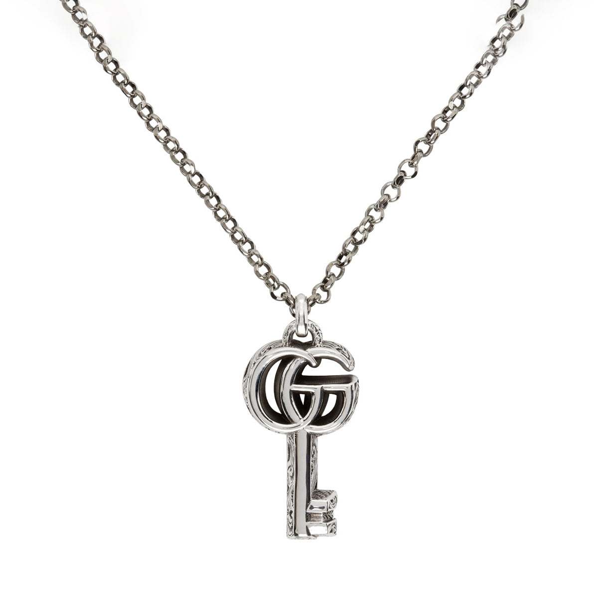 Double Gucci Key Necklace