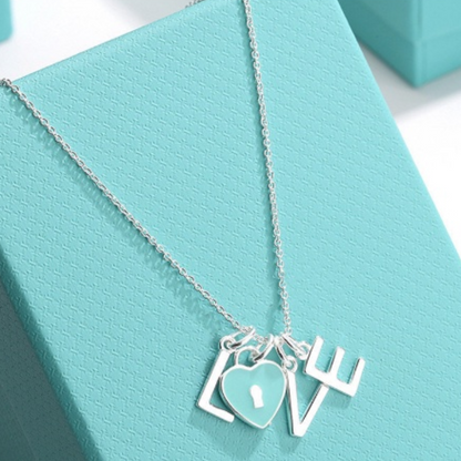 18K Tiffany Love Chain Necklace