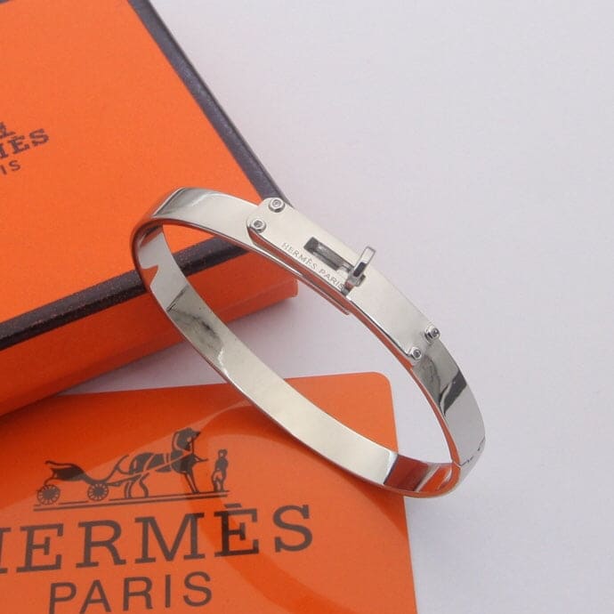 18K White Gold Kelly Hermes Bracelet