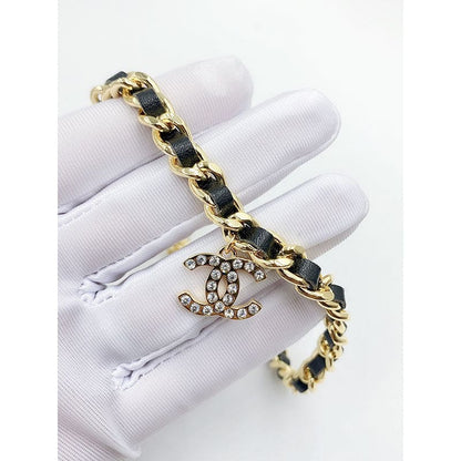 18K  Chanel 1995 Rhinestone Necklace