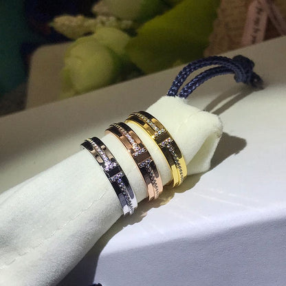 18K White Gold Tiffany Narrow Diamond Ring