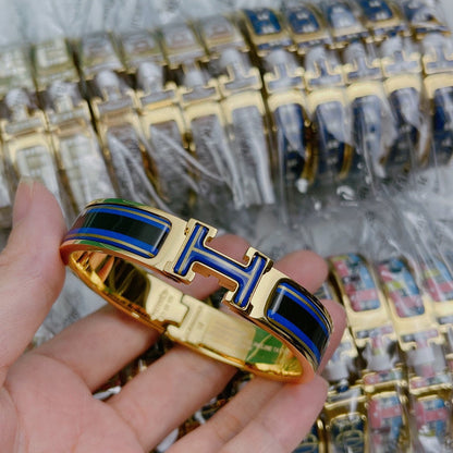 18K Clic Hermes Purple Bracelet