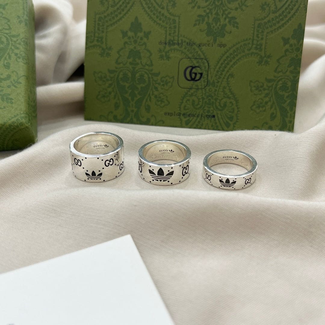 Double Gucci x Adidas Ring