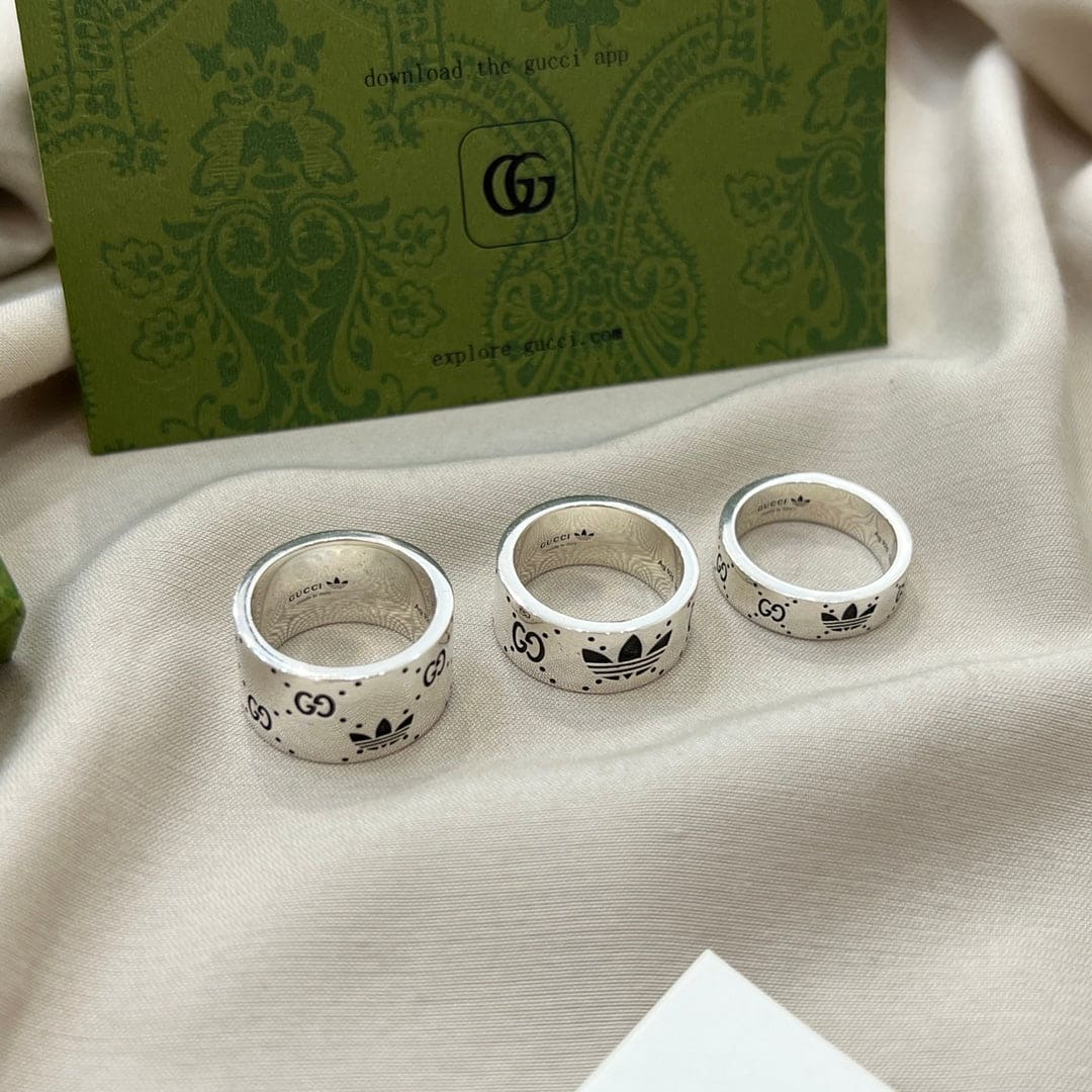 Double Gucci x Adidas Ring