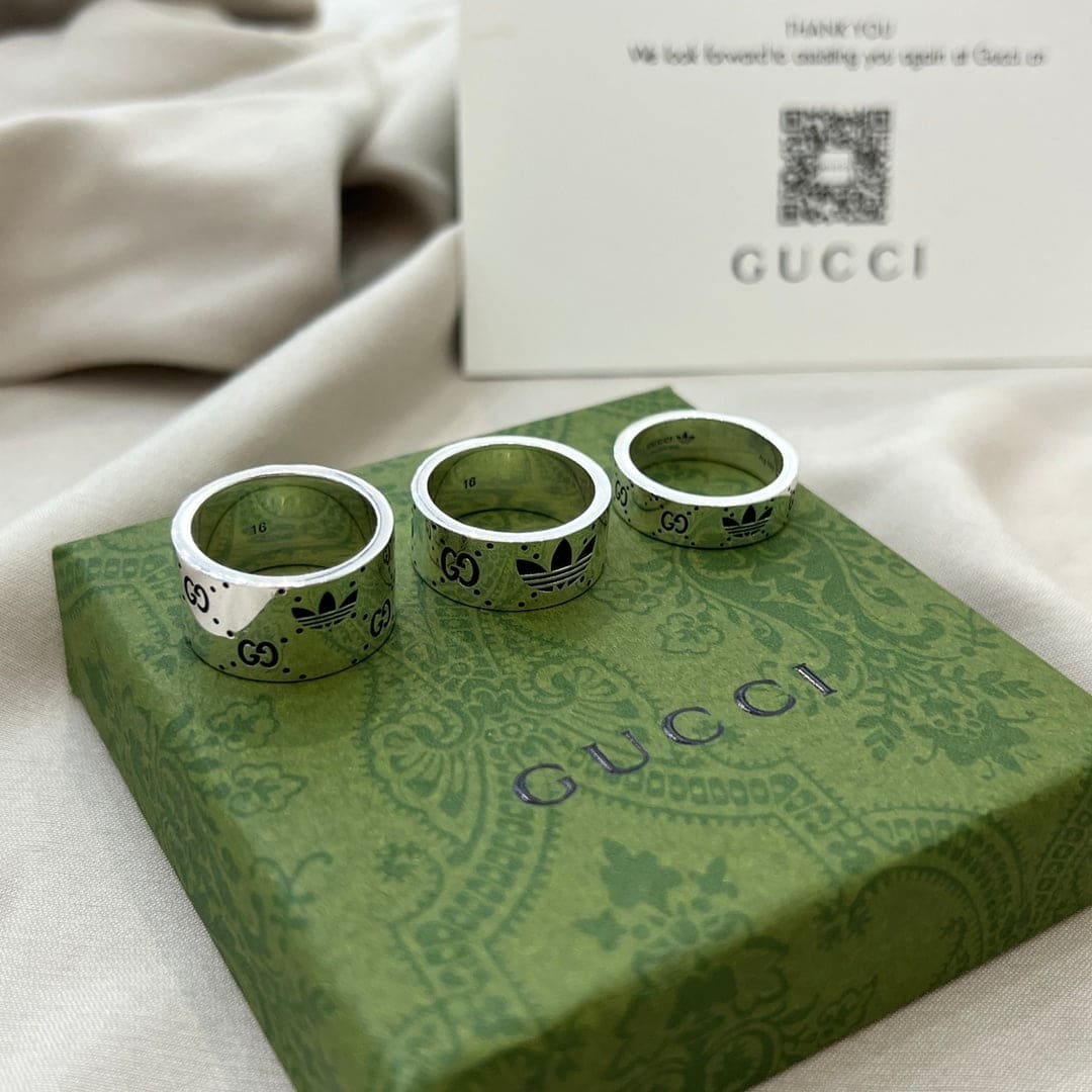 Double Gucci x Adidas Ring