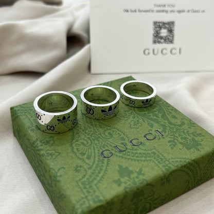 Double Gucci x Adidas Ring