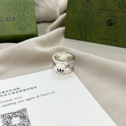 Double Gucci x Adidas Ring