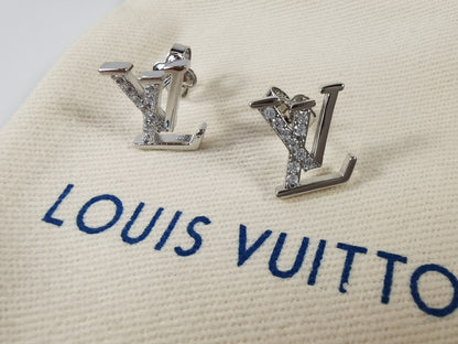 18K Louis Vuitton Iconic Diamond Earrings