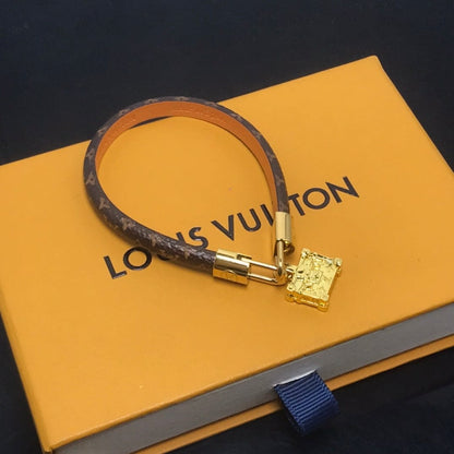 18K Louis Vuitton Petite Malle Charm Bracelet