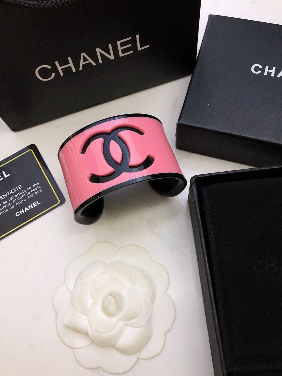 Chanel Pink Bracelet