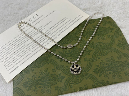 Double Gucci x Adidas Pendant Boule Necklace