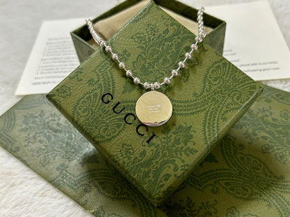 Double Gucci x Adidas Pendant Boule Necklace