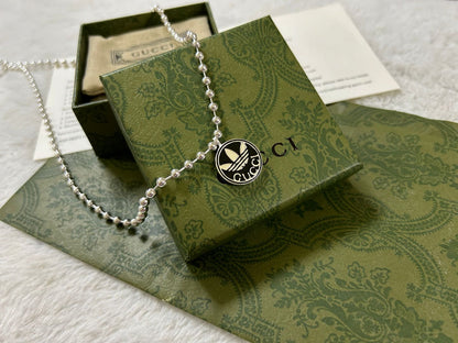 Double Gucci x Adidas Pendant Boule Necklace