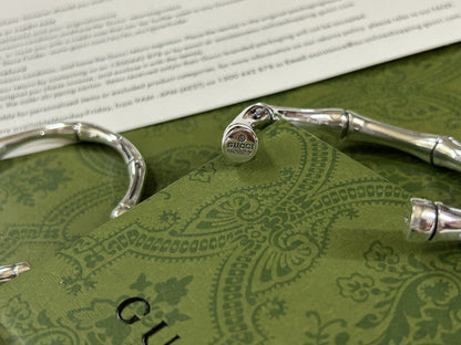 Double Gucci Bamboo Bangle Bracelet