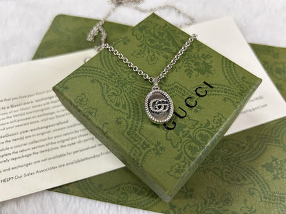 Double Gucci Pendant Necklace