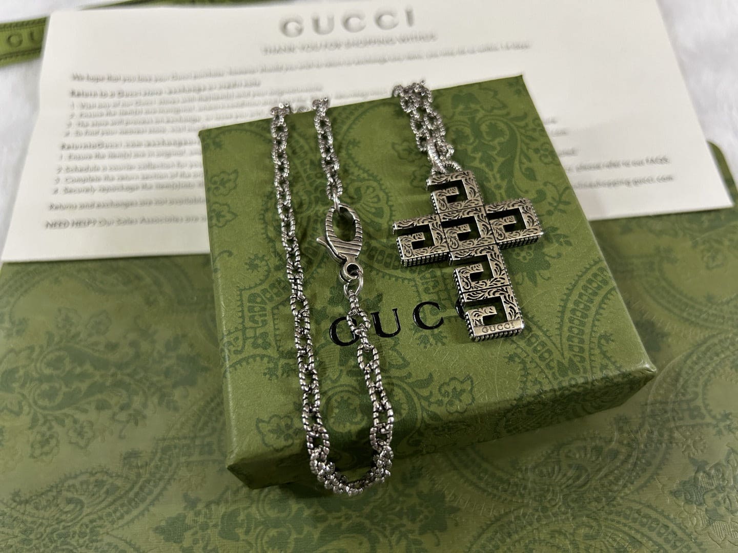 Double Gucci Necklace