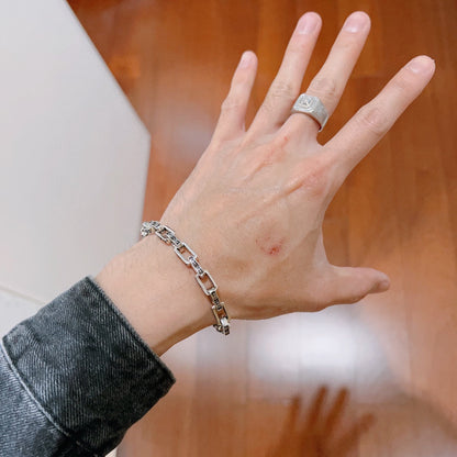 Double Gucci Interlocking Gucci Chain Bracelet