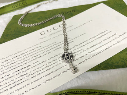 Double Gucci Key Necklace