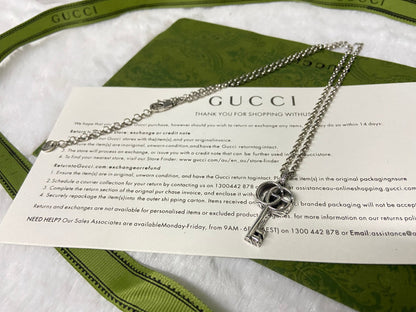 Double Gucci Key Necklace