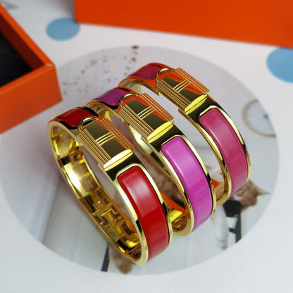 18K Clic Cadenas Pink Hermes Bracelet