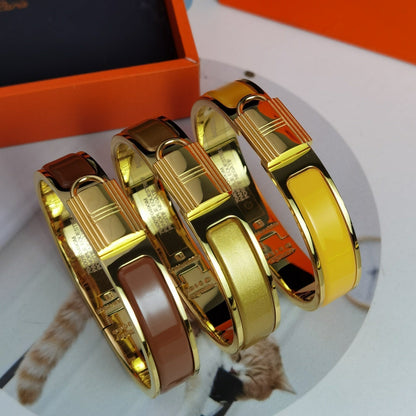 18K Clic Cadenas Orange Hermes Bracelet