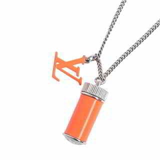 18K Louis Vuitton Orange Collier Fluo Charms Vintage Necklace