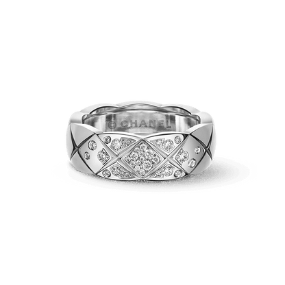 18K White Gold  Chanel Coco Crush Diamonds Ring