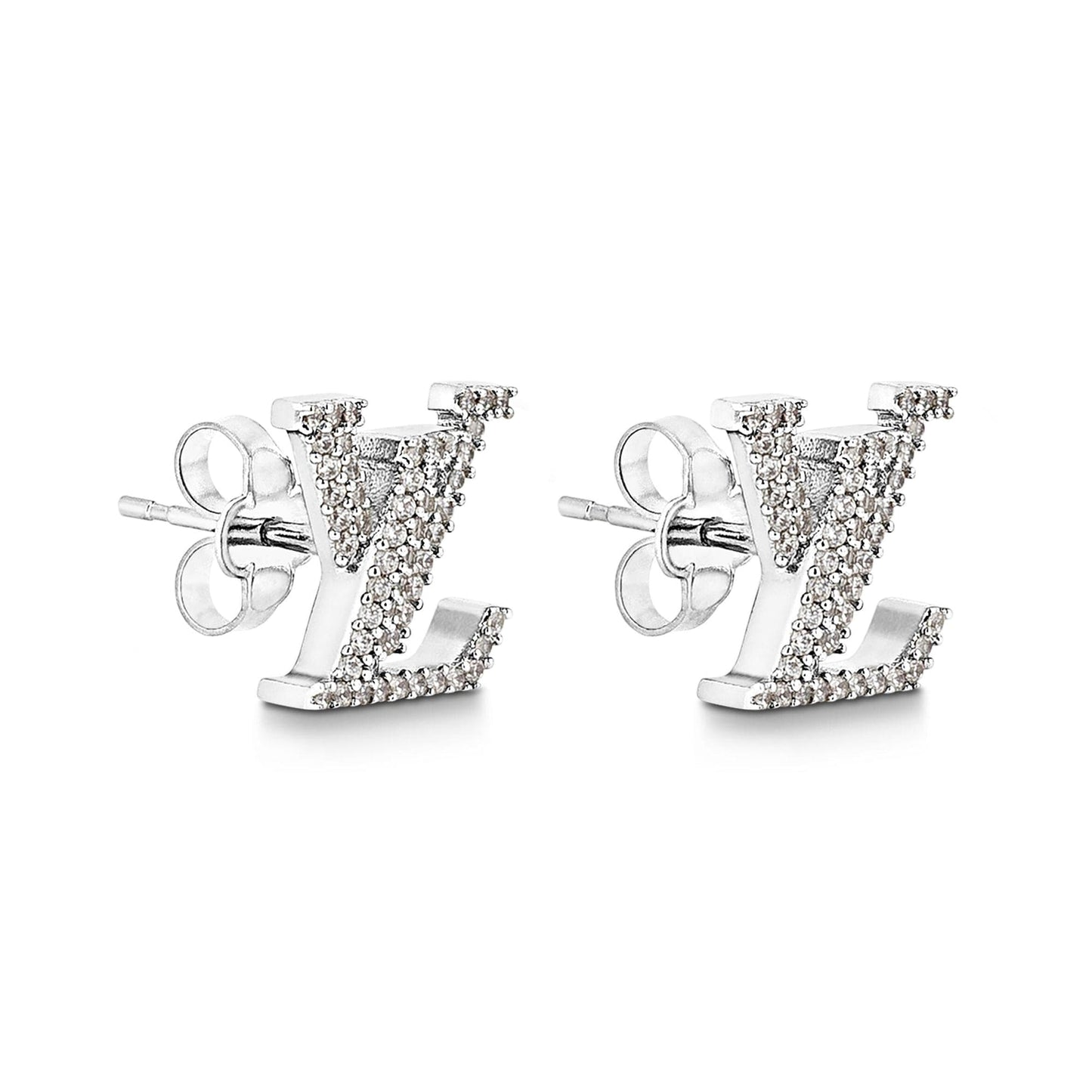 18K Louis Vuitton Iconic Diamond Earrings