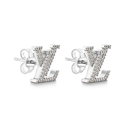 18K Louis Vuitton Iconic Diamond Earrings
