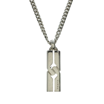 Double Gucci Knot Pendant Necklace