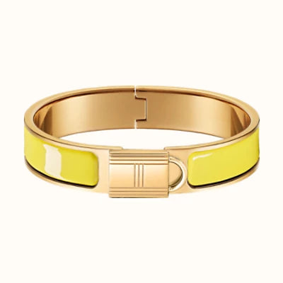 18K Clic Cadenas Yellow Hermes Bracelet