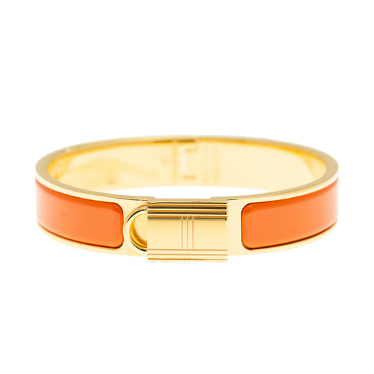 18K Clic Cadenas Orange Hermes Bracelet