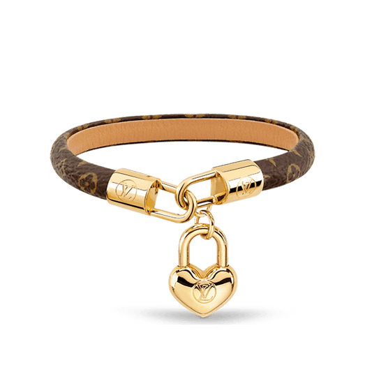 18K Louis Vuitton Crazy In Lock Charm Bracelet