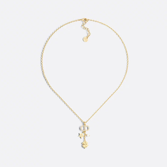 18K Petit Dior Lucky Charms Necklace