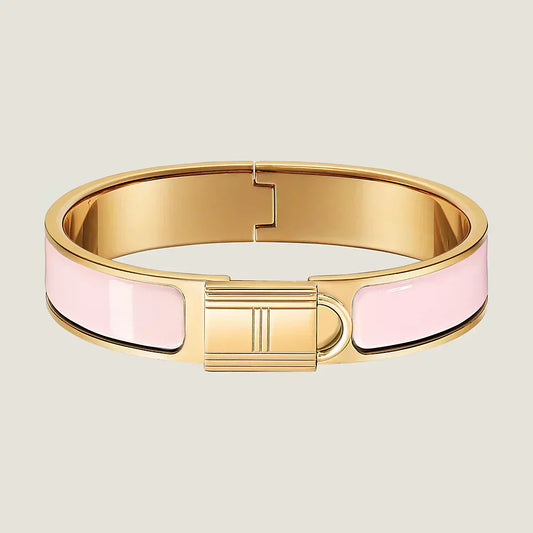 18K Clic Cadenas Pink Hermes Bracelet