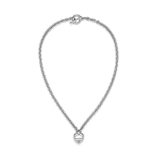 18K Return to Tiffany Full Heart Tag Chain Necklace